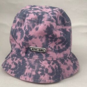 ATH+GRL Pink & Purple Tie-Dye Bucket Hat Reversible